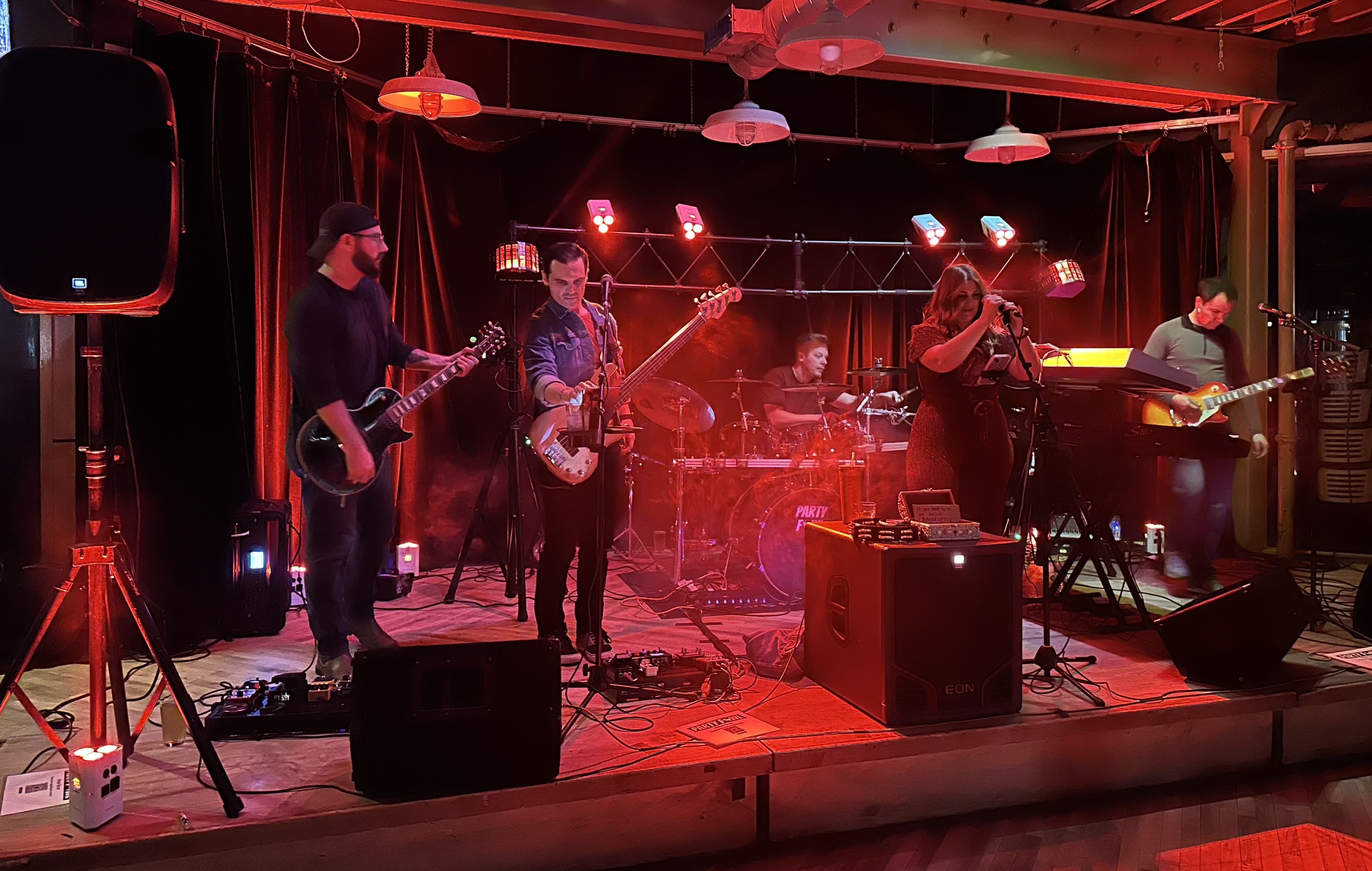 Party Fowl performs at Rochester Mills Beer Company in Rochester, Michigan